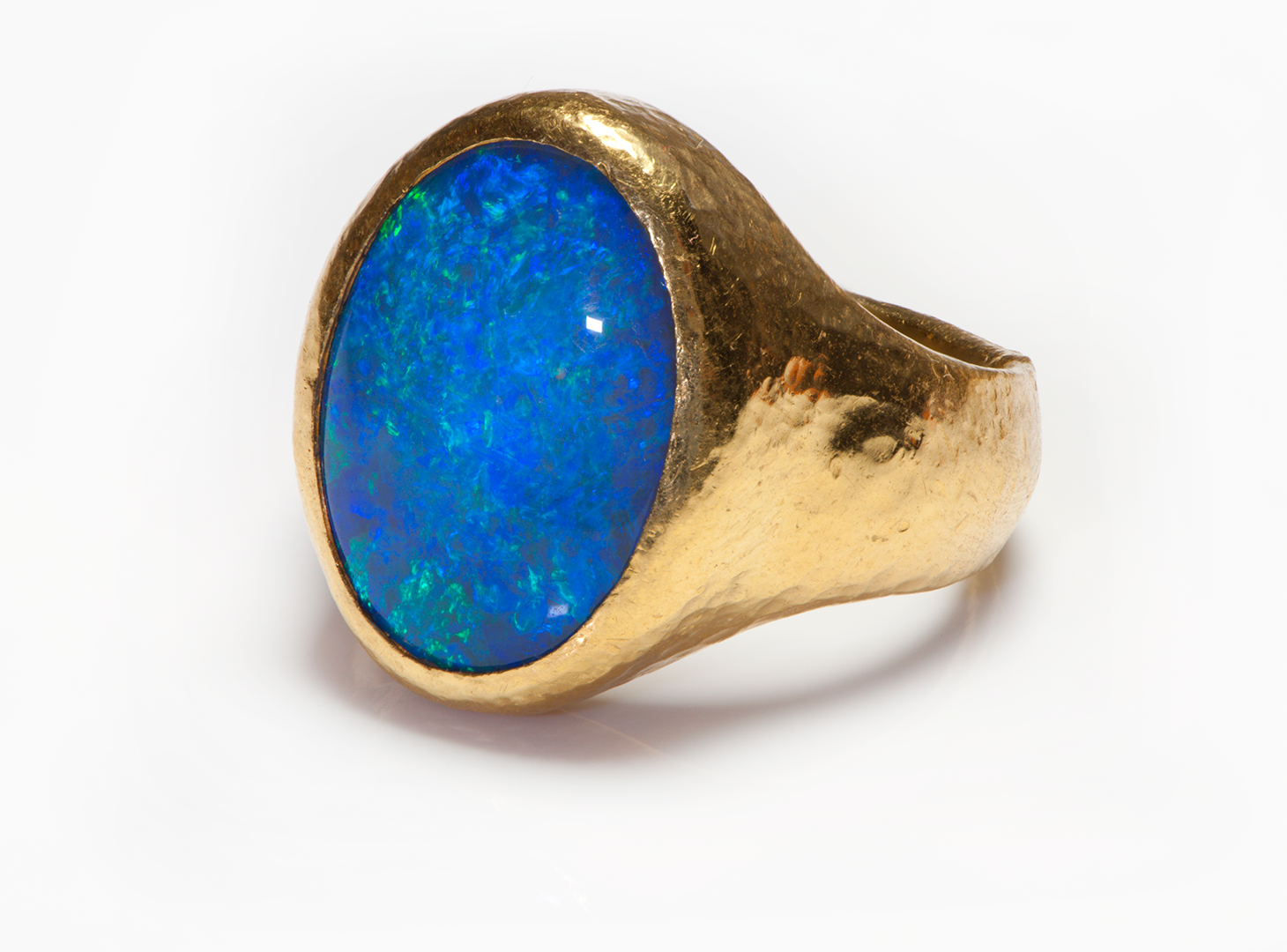 opal ring gold