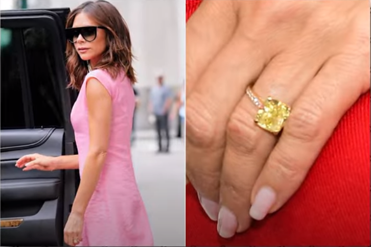 Victoria Beckham Impressive Engagement Rings
