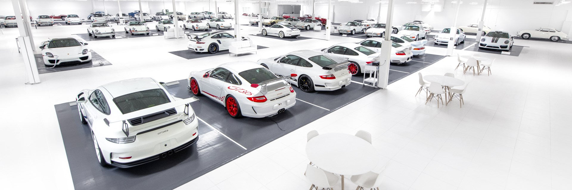 Rare Collection Of 56 White Porsches Is Heading To Auction