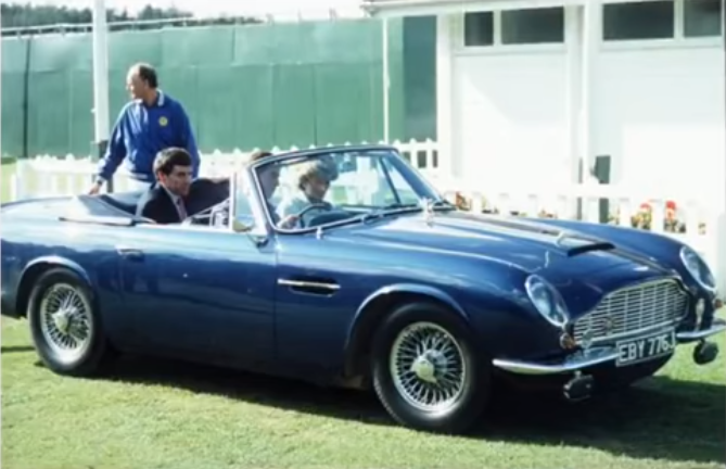 Prince Charles' Vintage Aston Martin Cheese and Wine