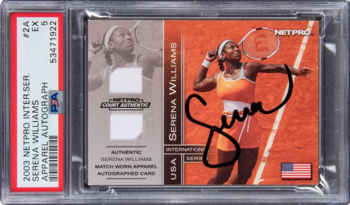 A Rookie Card Signed By Serena Williams Sold For Record Price At Auction