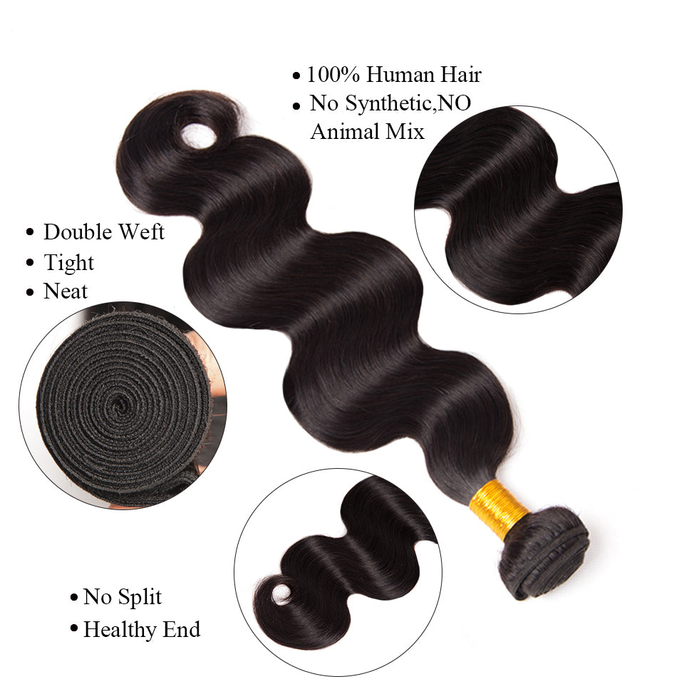 virgin malaysian body wave human hair weave 3 bundles, 8A grade, 8-30inch