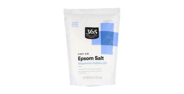 Epsom salt foot soak