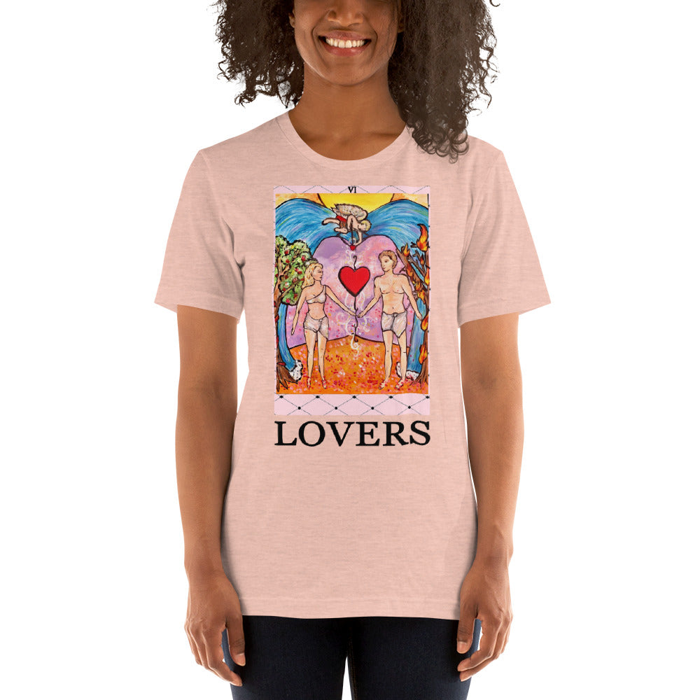 Download Lovers Card Unisex T Shirt Jacqueline City Apparel