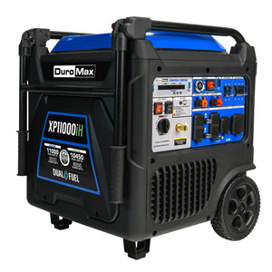 DuroMax XP11000iH 11,000 Watt Portable Dual Fuel Inverter Generator w/ CO Alert - S&S Electrical Supply