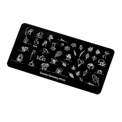 Swanky Stamping Halloween Nail Stamping Plates 087