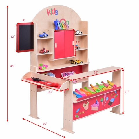 kids wooden market