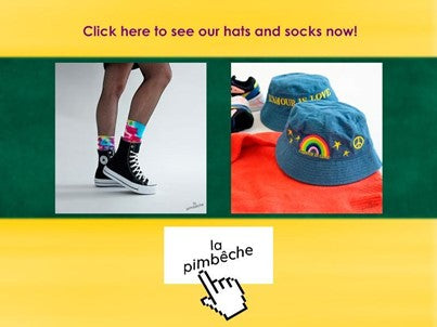 Click here to see our hats and socks now!
