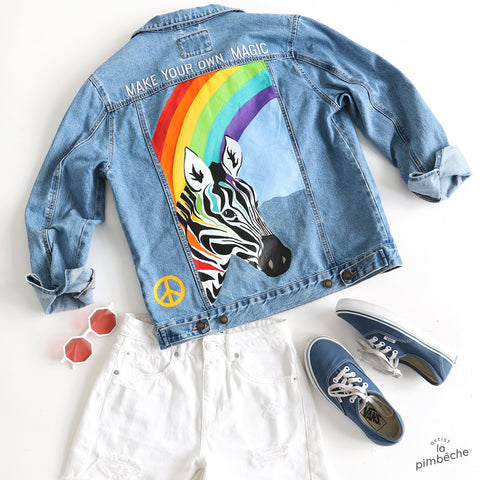 hand-painted jacket