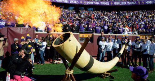 New Massive 'Gjallarhorn' Sounding Horn for the Minnesota Vikings – AleHorn