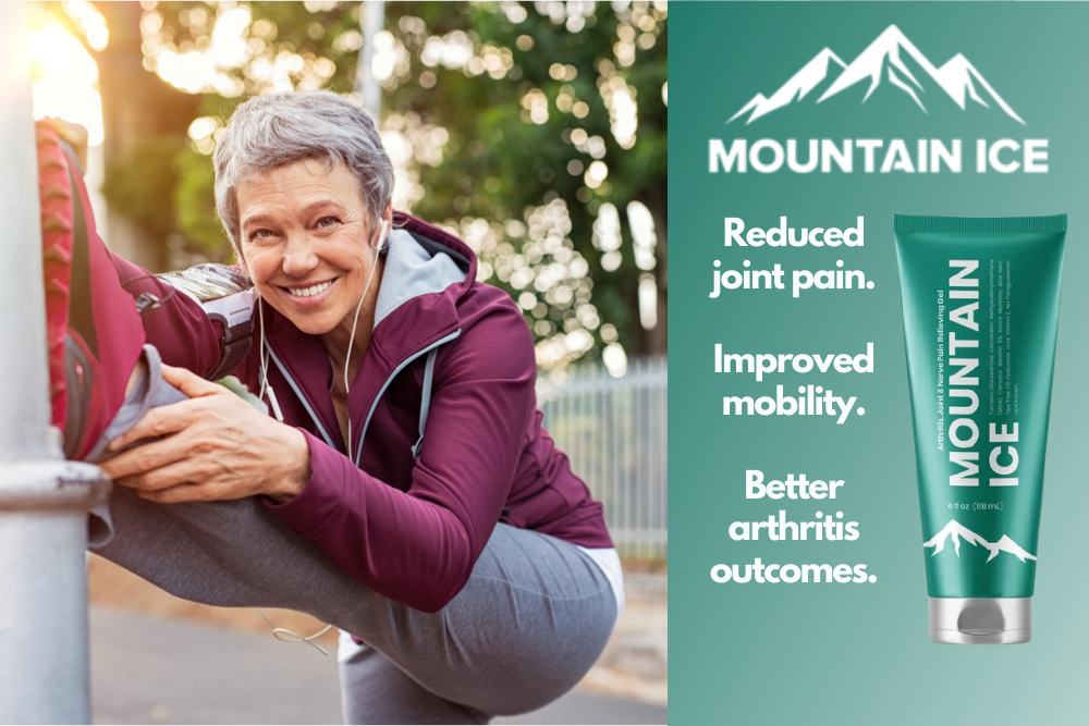 Mountain Ice Pain Relief Gel for Better Bone and Joint Disorder Chronic Pain Outcomes