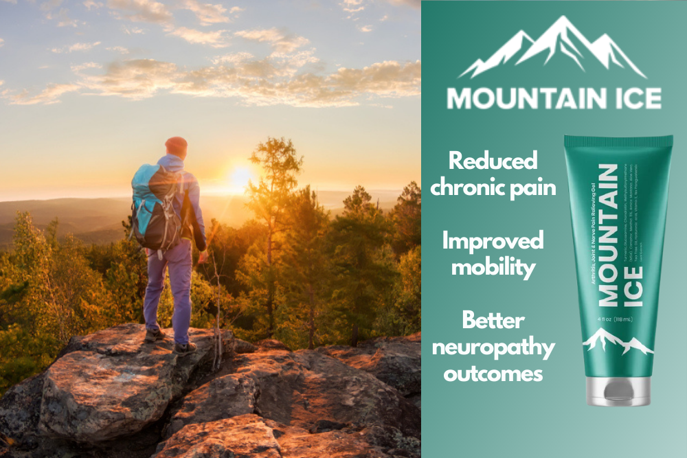 Mountain Ice Pain Relief Gel for Better Diabetic Neuropathy Chronic Nerve Pain Outcomes