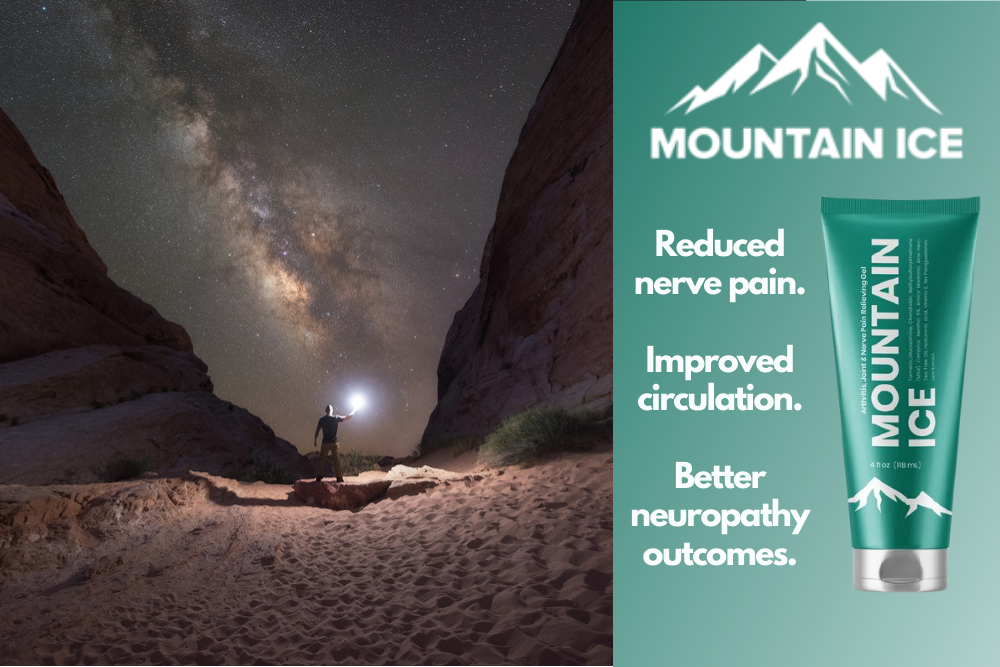 Mountain Ice Pain Relief Gel for Diabetic Neuropathy Nerve Pain Damage