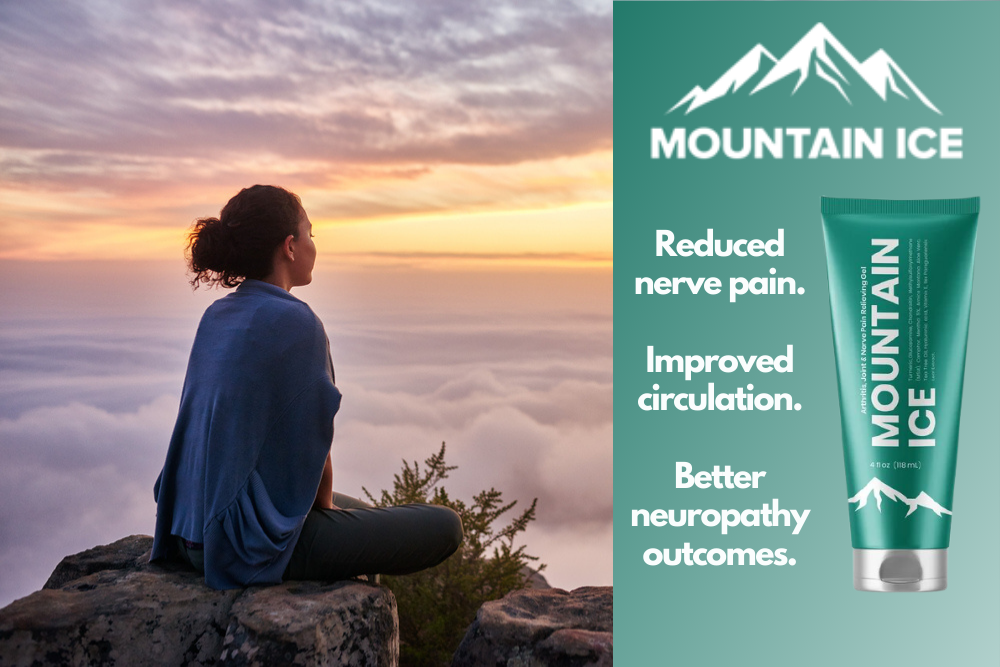 Mountain Ice Pain Relief Gel for Diabetic Neuropathy Nerve Pain Damage