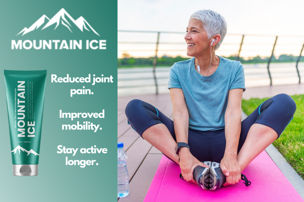 Mountain Ice Pain Relief Gel to Help Senior Older Adults Stay Active