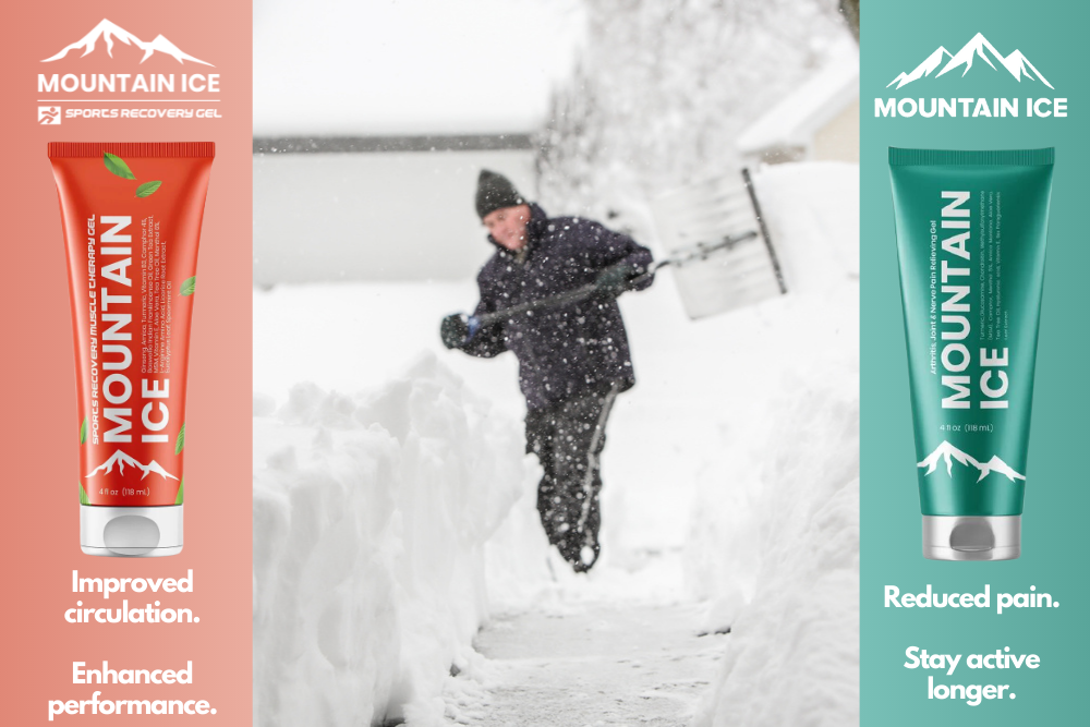 Mountain Ice Pain Relief Gel for Better Mobility in Cold Winter Weather