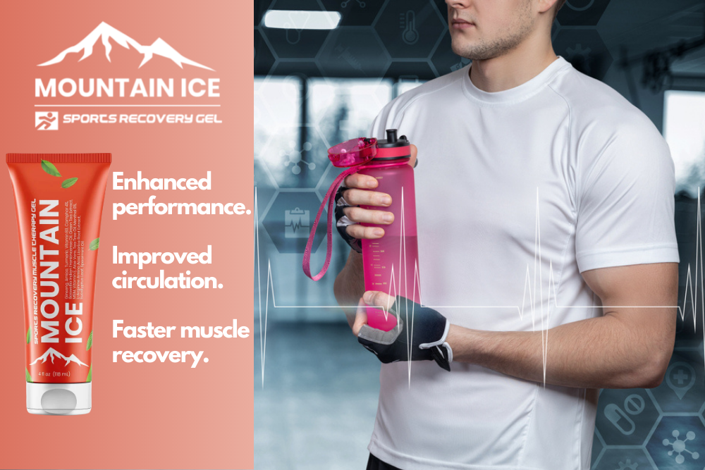  Mountain Ice Sports Recovery Muscle Therapy Gel 4oz Tube 