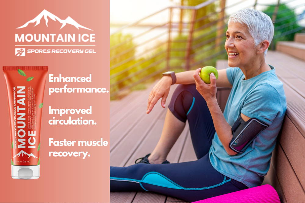 Mountain Ice Sports Recovery Gel for Lower Cholesterol and Better Heart Health