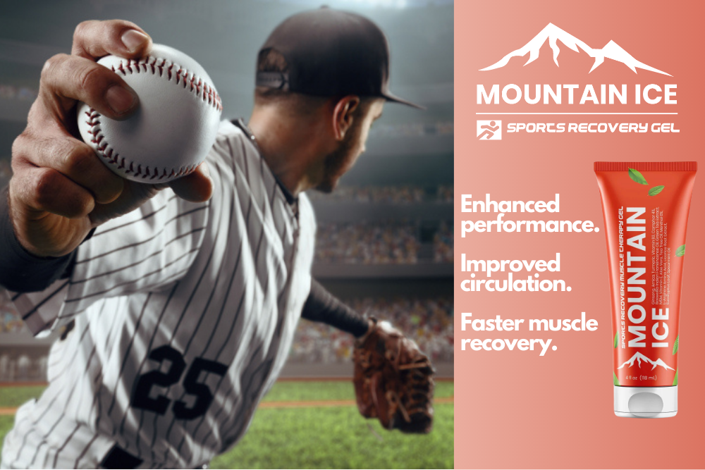 Mountain Ice Sports Recovery Muscle Therapy Gel for Baseball Injuries Muscle Strain
