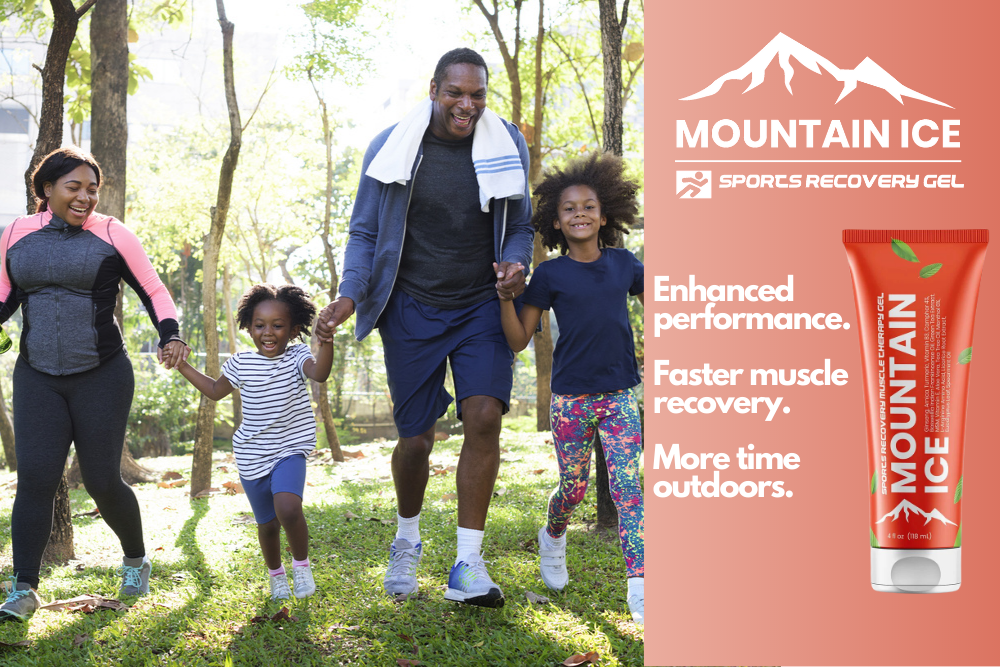 Mountain Ice Sports Recovery Muscle Therapy Gel for Increased Family Activity