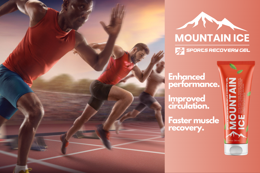 Reduce Pain from Running Injuries with Mountain Ice Sports Recovery Gel