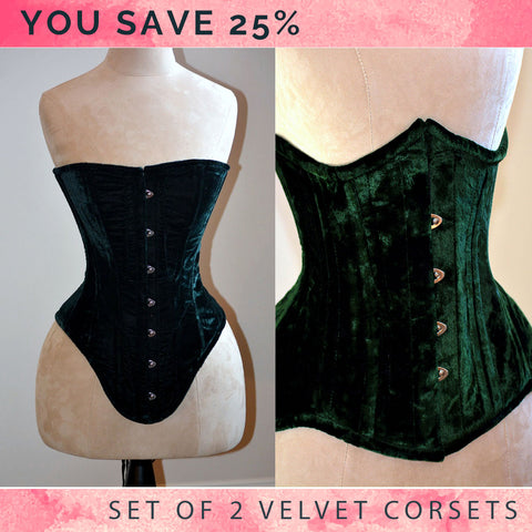 set of steampunk corsets