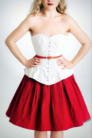 pinup leather corset