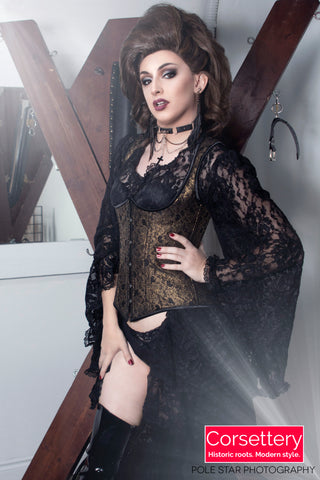 drag queen gothic corset