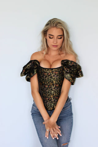 corset top with no busk