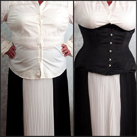 plus size waist training corset