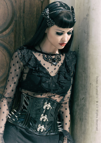 gothic PVC waspie