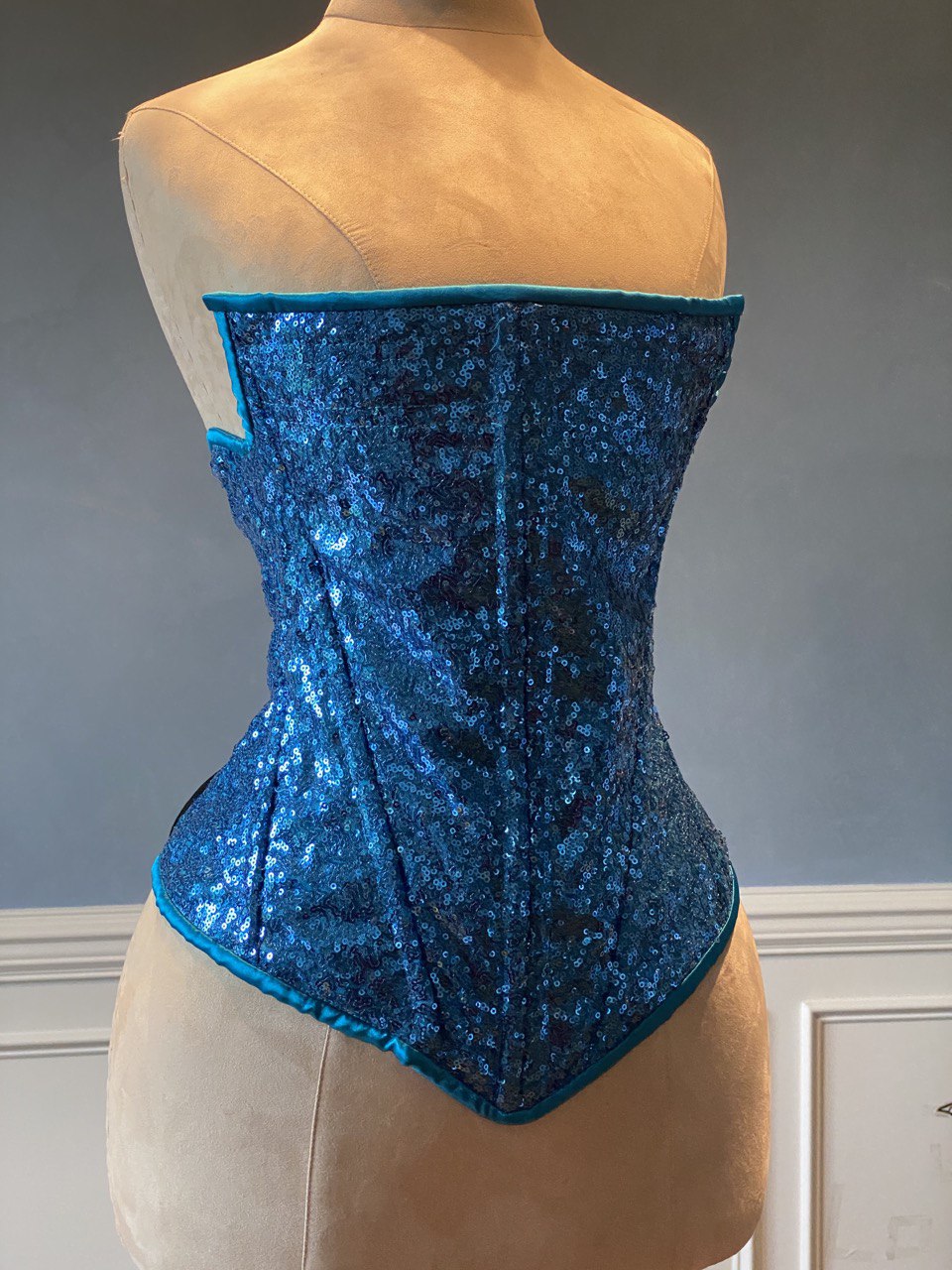 Ice blue embroidered corset dress  Corset dress, Short corset dress,  Dresses 4xl