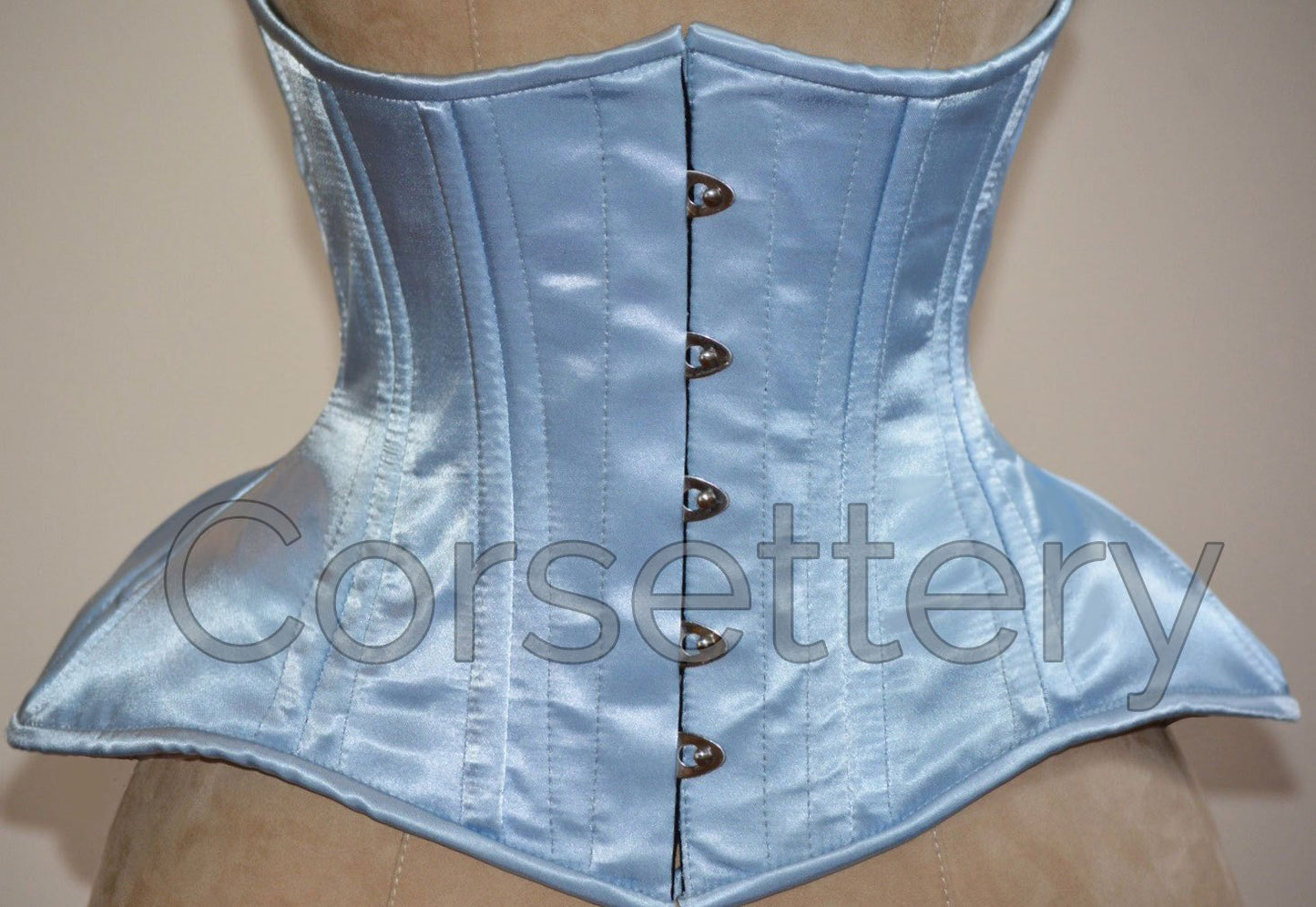 Lambskin Steampunk or Gothic Style Corset With Metal Decor, Authentic  Steel-boned Custom Made Corset for Waist Training and Tight Lacing -   Denmark
