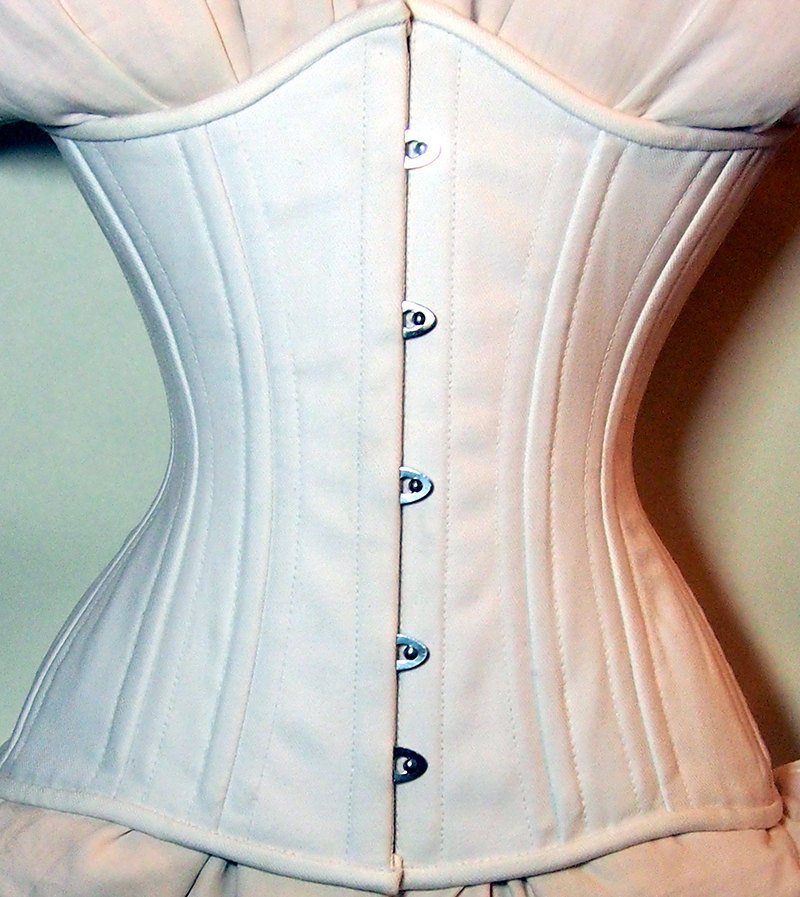 Real steel boned underbust underwear corset from transparent mesh and –  Corsettery Authentic Corsets USA