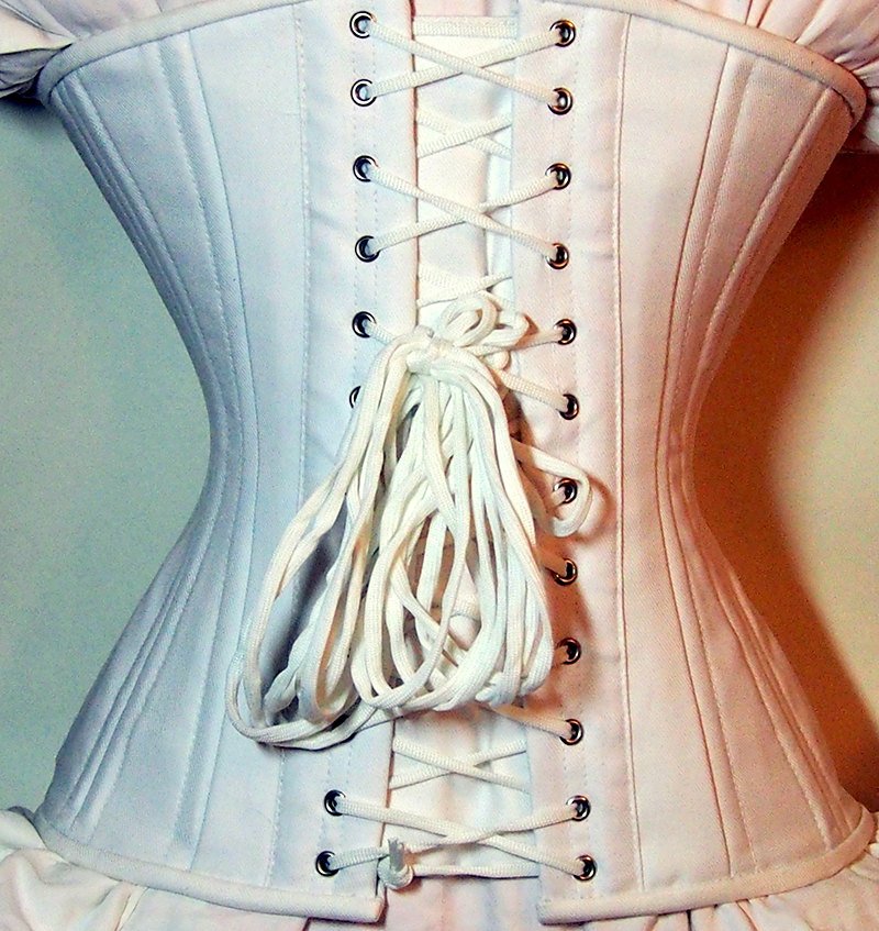 Underbust Real Leather Corset Extreme Tight Lacing 1809 (20