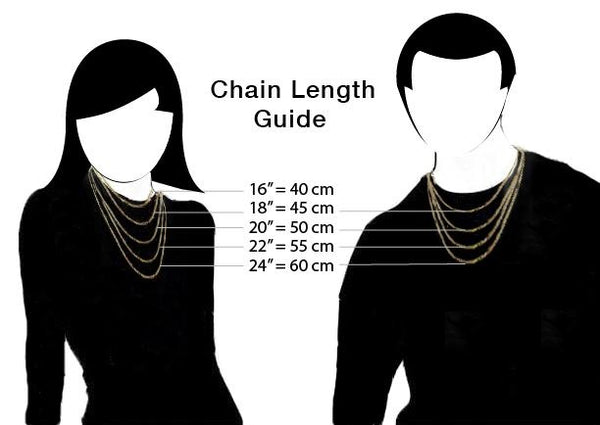 Necklace size guide