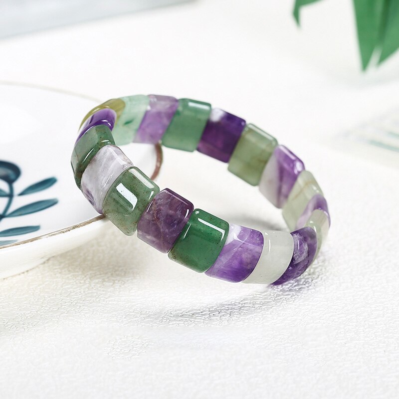 Amethyst & Green Aventurine Opportunities & Recovery Bracelet