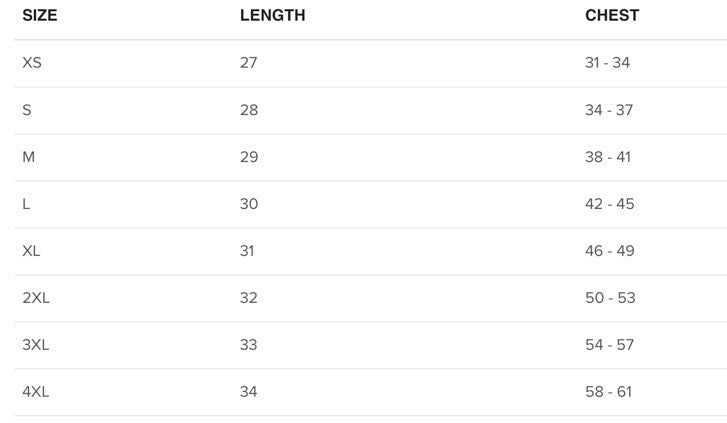 size-chart