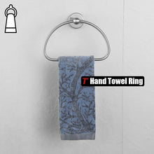 Load image into Gallery viewer, JQK Towel Ring, Stainless Steel Half Ring Towel Holder for Bathroom, 7 Inch Brushed Finished Wall Mount, TR160-BN
