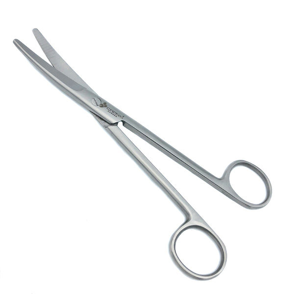 2 Pcs Set Mayo Scissors Straight & Curved 6 Blunt/Blunt Surgical  Instruments