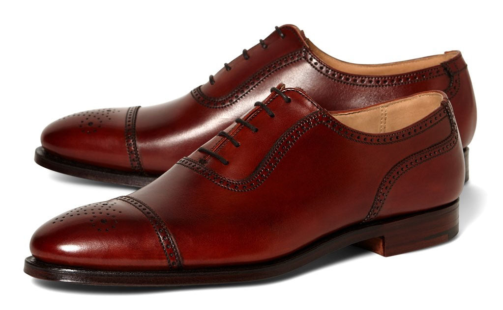 cherry red formal shoes