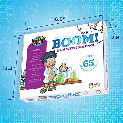 learn & climb kids science set