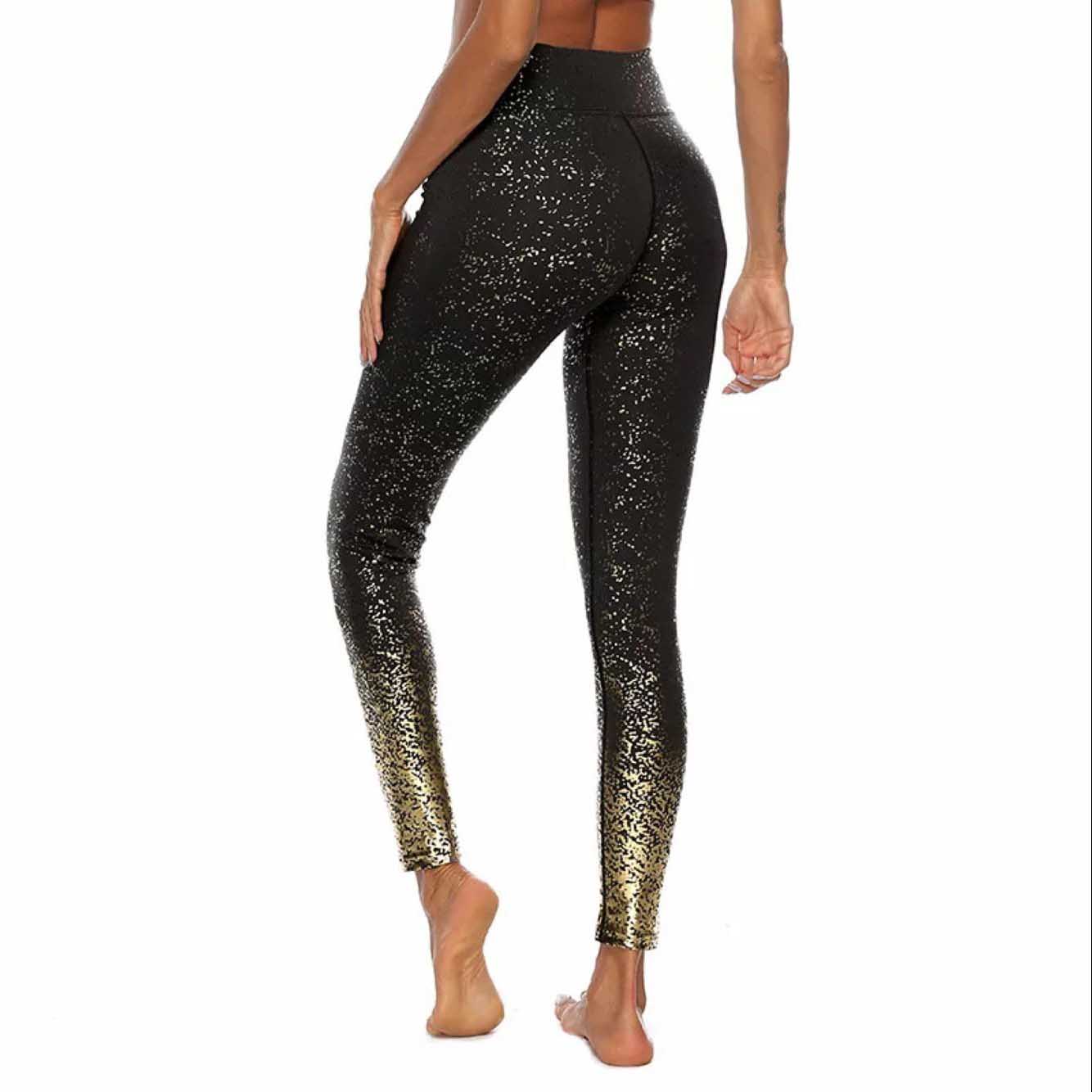 sequin yoga pants