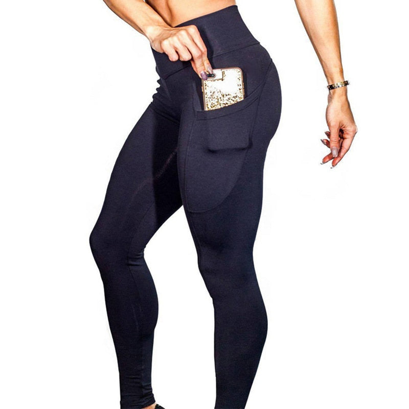 workout legging with phone pocket