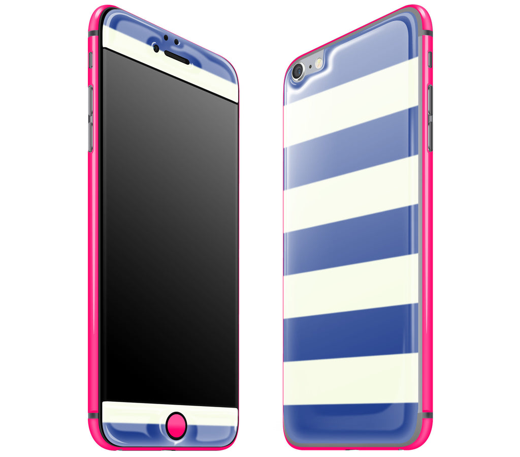 Skalk Waarschijnlijk weekend Best iPhone 6 Plus Nautical Striped Neon Pink Glow Gel Case, Cover, Skin,  Wrap that Glows In The Dark | ADAPTATION