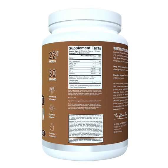 Whey Isolate Protein – Bloom Nutrition