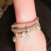 3PCS Set Crystal Bracelets & Bangles Fashion Jewelry Multilayer Bracelet