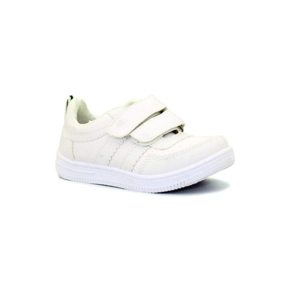 bata white canvas school shoes