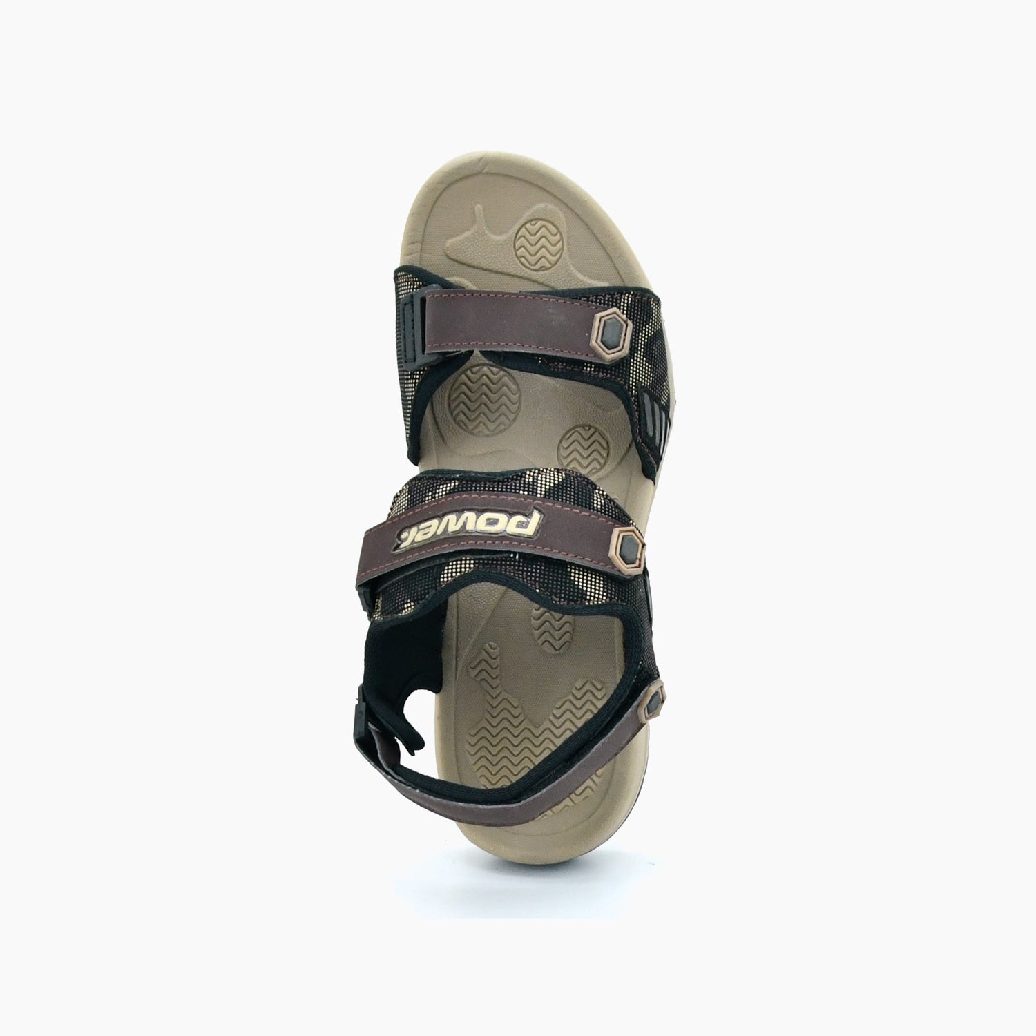 Buy Power Men Black Sports Sandals Online