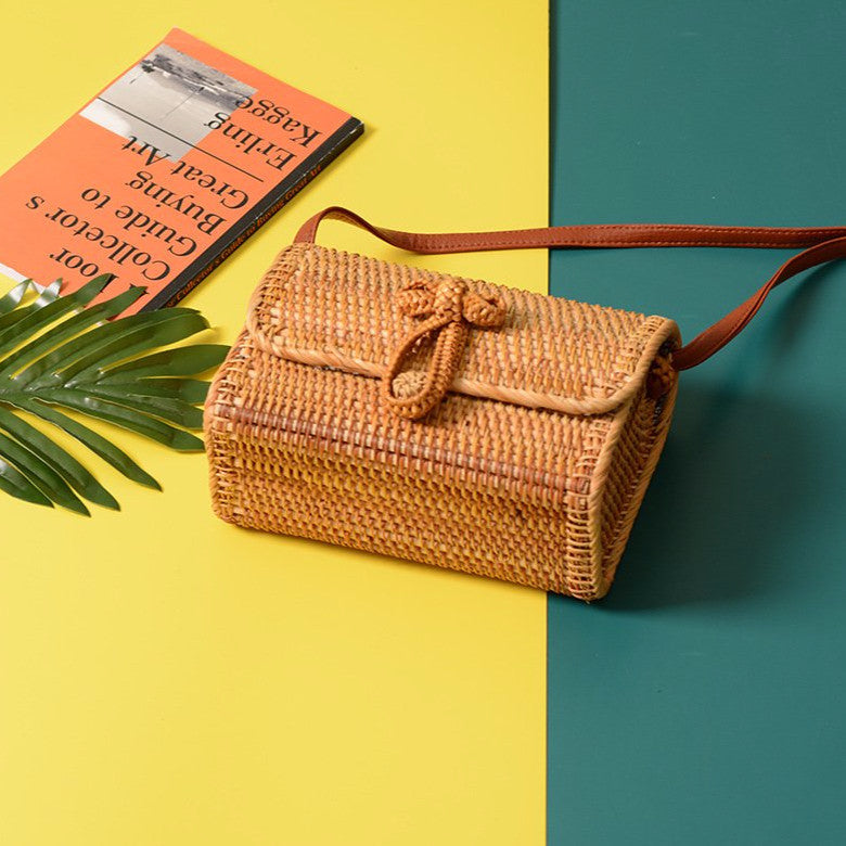 rattan crossbody